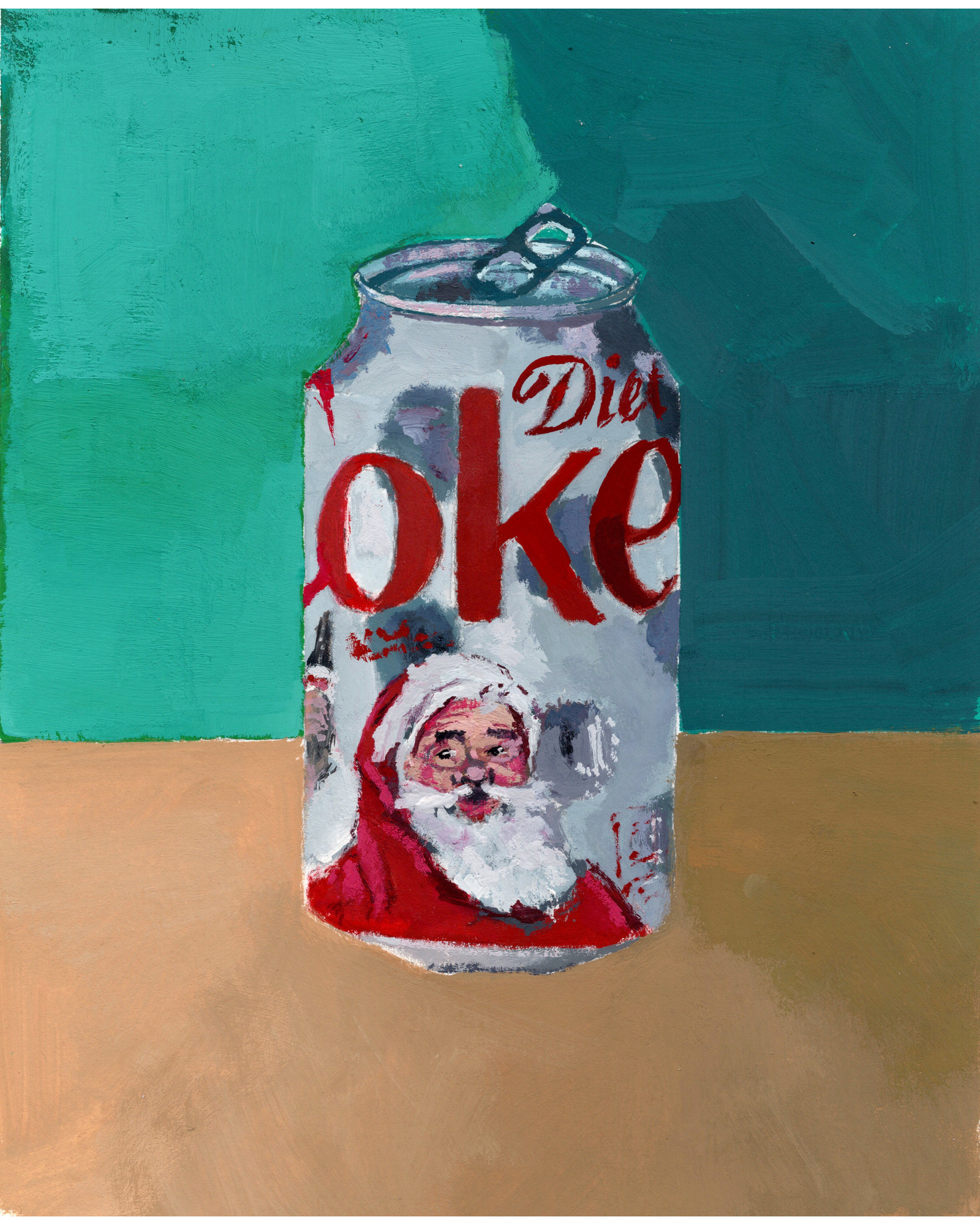 Diet Coke Santa original — Guayo Studio