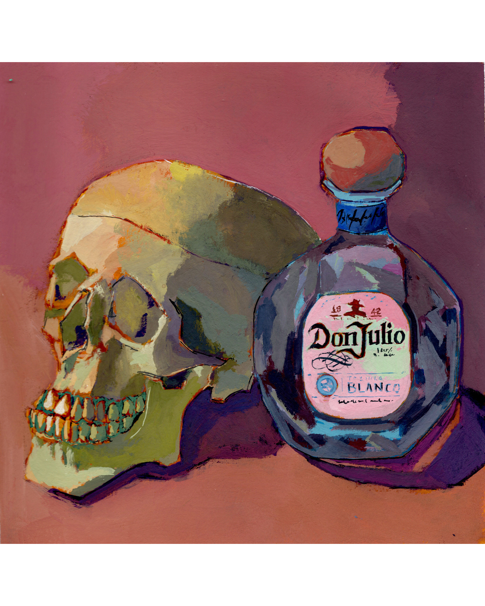 Skull & Don Julio original — Guayo Studio
