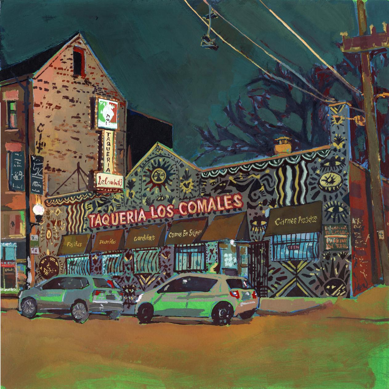Taqueria Los Comales — Pilsen print — Guayo Studio